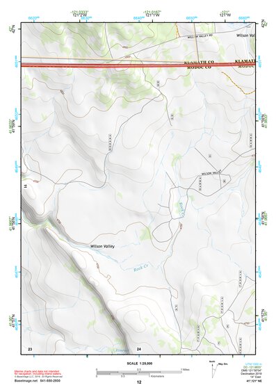 41121NE Page 12 Tule Lake Topo Preview 1