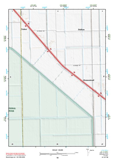 41121NE Page 14 Tule Lake Topo Preview 1