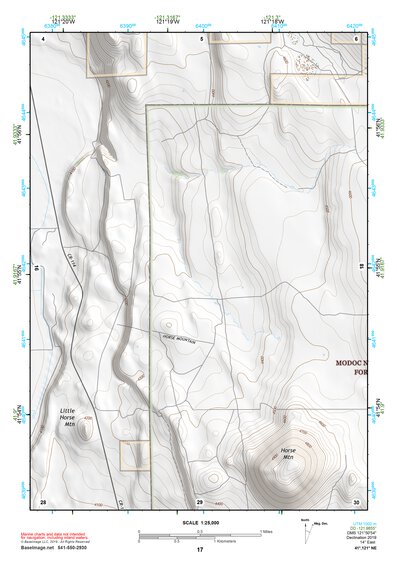41121NE Page 17 Tule Lake Topo Preview 1