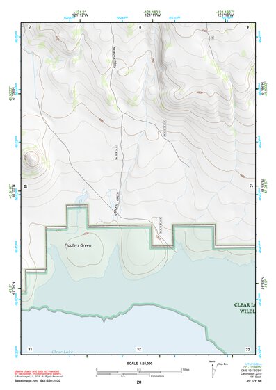 41121NE Page 20 Tule Lake Topo Preview 1