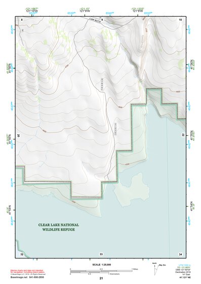 41121NE Page 21 Tule Lake Topo Preview 1