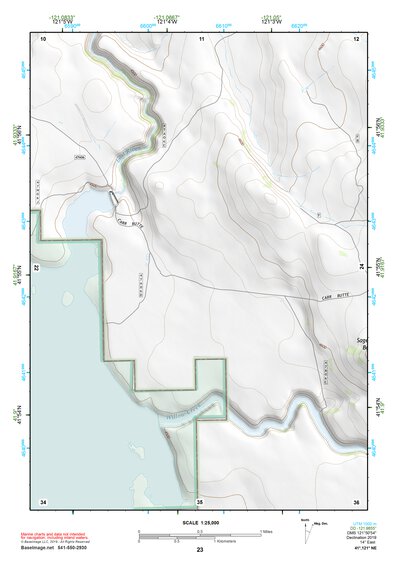 41121NE Page 23 Tule Lake Topo Preview 1