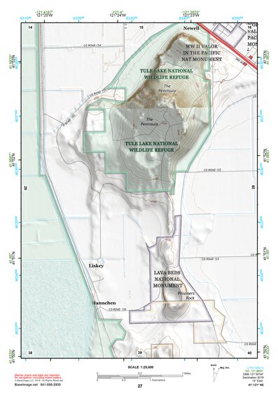 41121NE Page 27 Tule Lake Topo Preview 1