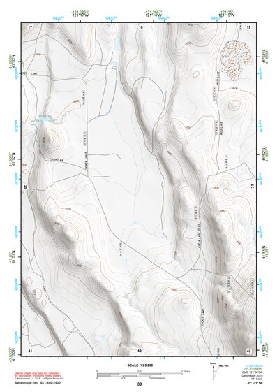 41121NE Page 30 Tule Lake Topo Preview 1