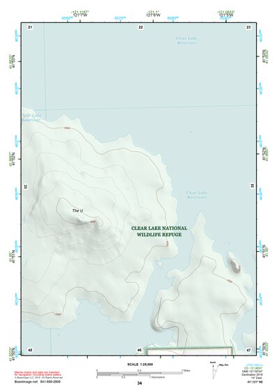 41121NE Page 34 Tule Lake Topo Preview 1