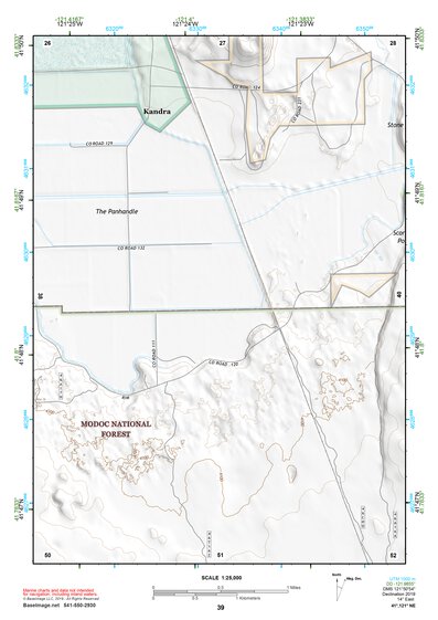 41121NE Page 39 Tule Lake Topo Preview 1