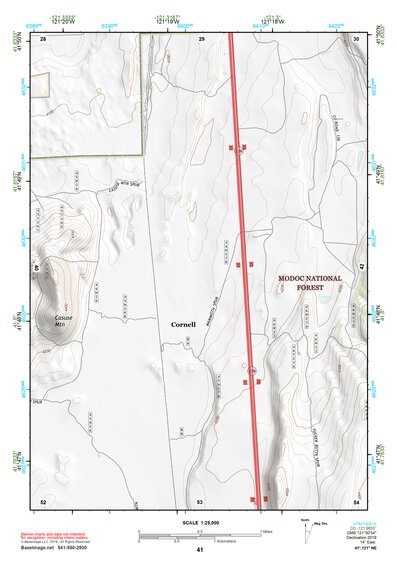 41121NE Page 41 Tule Lake Topo Preview 1