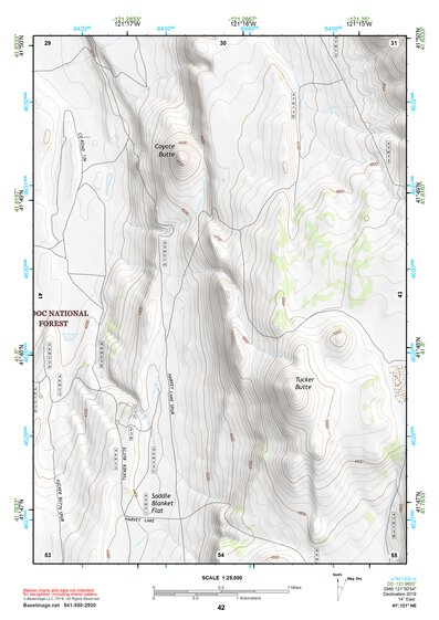 41121NE Page 42 Tule Lake Topo Preview 1
