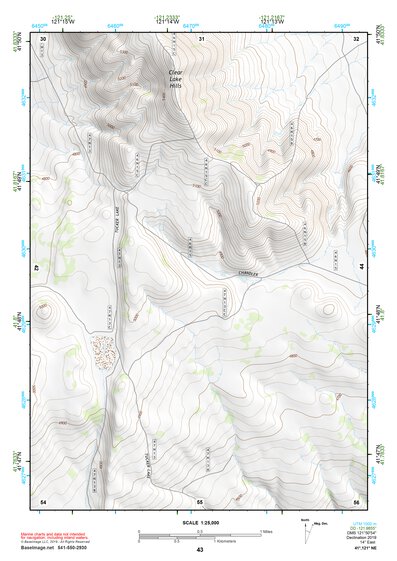 41121NE Page 43 Tule Lake Topo Preview 1