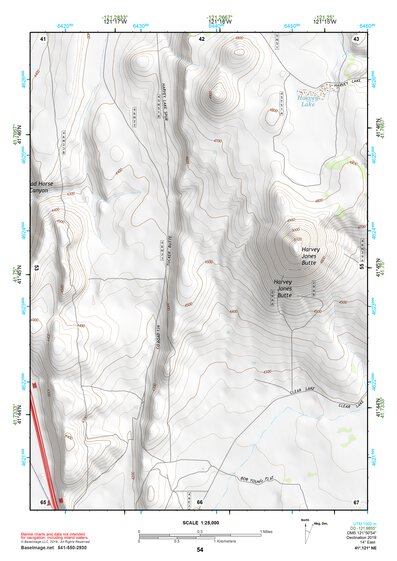 41121NE Page 54 Tule Lake Topo Preview 1