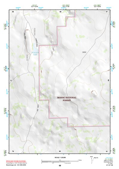 41121NE Page 68 Tule Lake Topo Preview 1