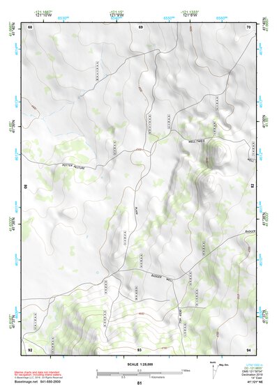 41121NE Page 81 Tule Lake Topo Preview 1