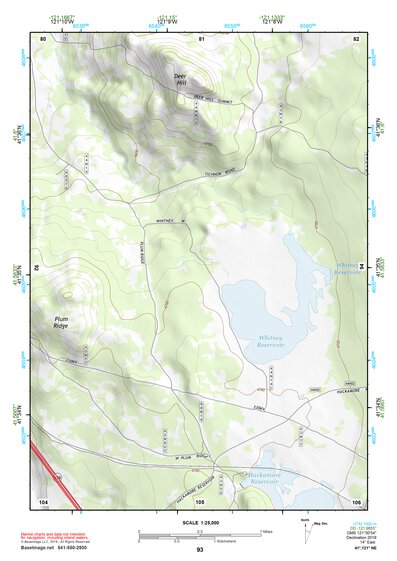 41121NE Page 93 Tule Lake Topo Preview 1
