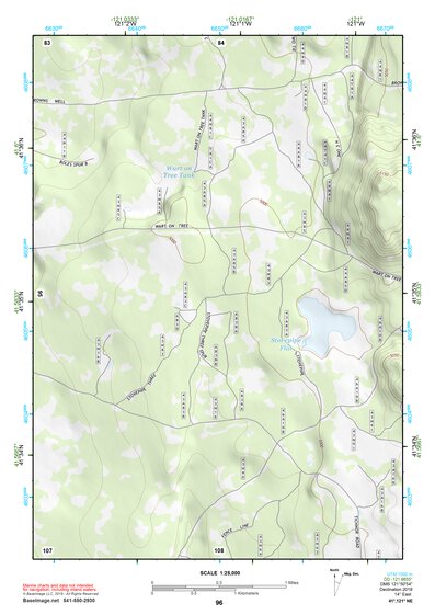 41121NE Page 96 Tule Lake Topo Preview 1