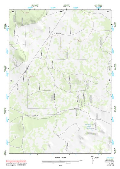 41121NE Page 100 Tule Lake Topo Preview 1