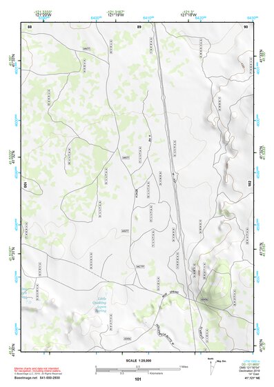 41121NE Page 101 Tule Lake Topo Preview 1