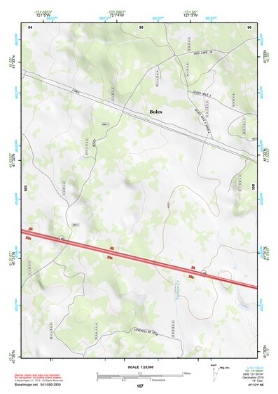 41121NE Page 107 Tule Lake Topo Preview 1