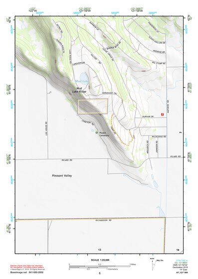 41121NW Page 1 Tule Lake Topo Preview 1