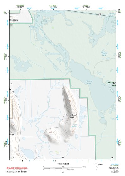 41121NW Page 5 Tule Lake Topo Preview 1