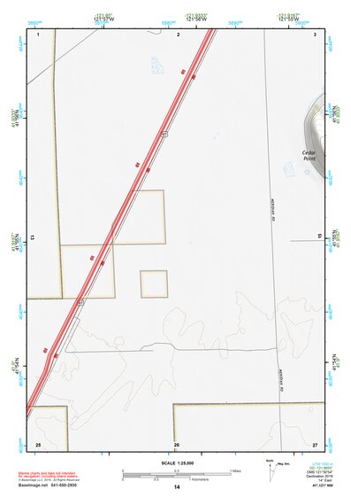 41121NW Page 14 Tule Lake Topo Preview 1