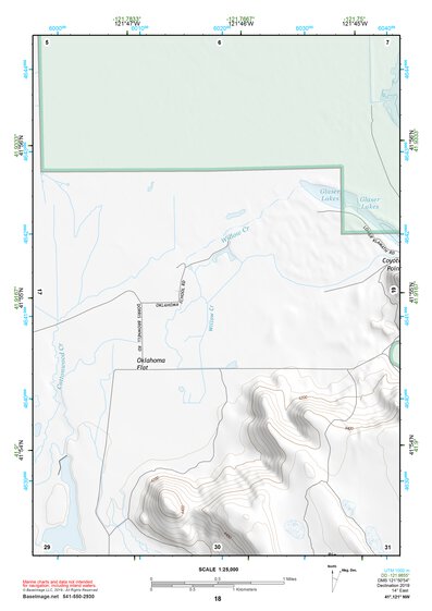 41121NW Page 18 Tule Lake Topo Preview 1