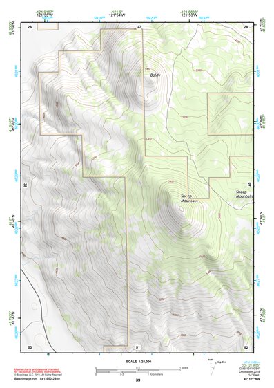 41121NW Page 39 Tule Lake Topo Preview 1