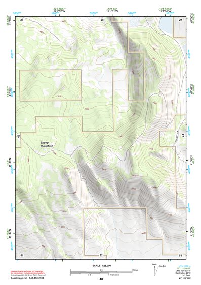 41121NW Page 40 Tule Lake Topo Preview 1