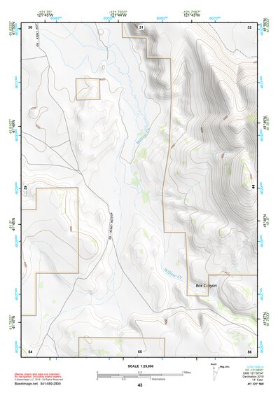 41121NW Page 43 Tule Lake Topo Preview 1