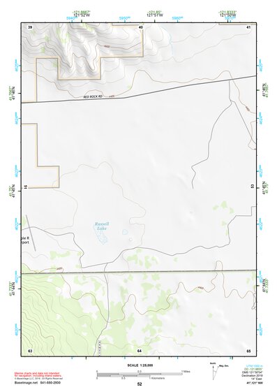 41121NW Page 52 Tule Lake Topo Preview 1