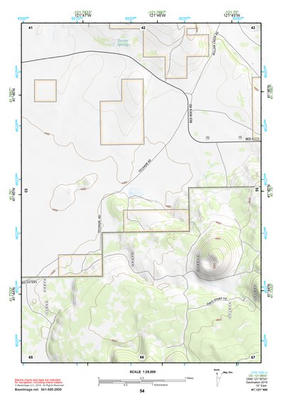 41121NW Page 54 Tule Lake Topo Preview 1
