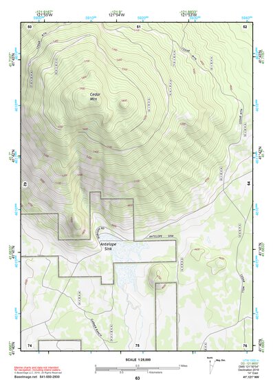 41121NW Page 63 Tule Lake Topo Preview 1