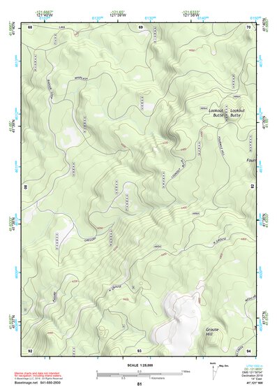 41121NW Page 81 Tule Lake Topo Preview 1