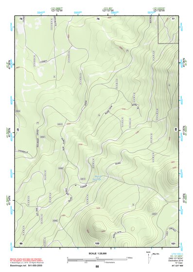 41121NW Page 88 Tule Lake Topo Preview 1