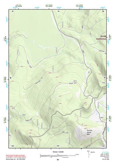 41121NW Page 91 Tule Lake Topo Preview 1