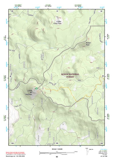 41121NW Page 93 Tule Lake Topo Preview 1