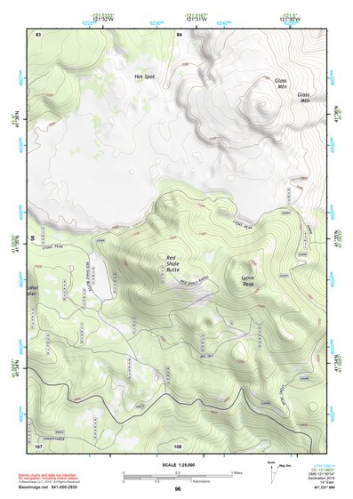 41121NW Page 96 Tule Lake Topo Preview 1