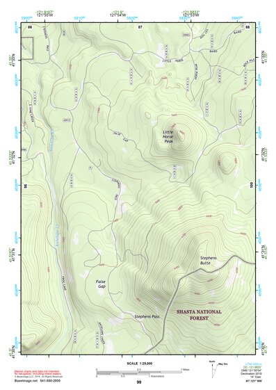 41121NW Page 99 Tule Lake Topo Preview 1