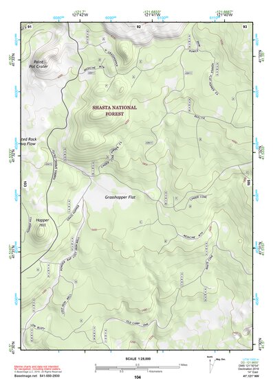 41121NW Page 104 Tule Lake Topo Preview 1