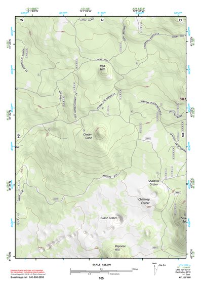 41121NW Page 105 Tule Lake Topo Preview 1