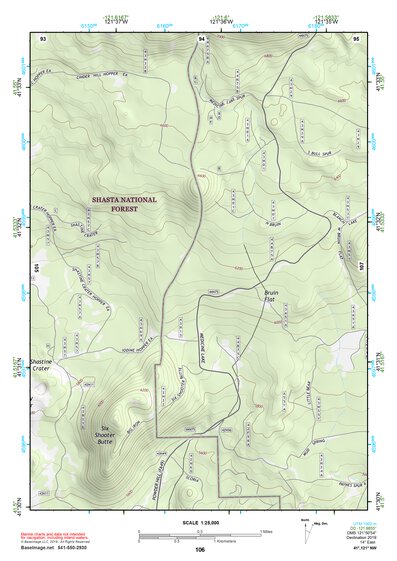 41121NW Page 106 Tule Lake Topo Preview 1