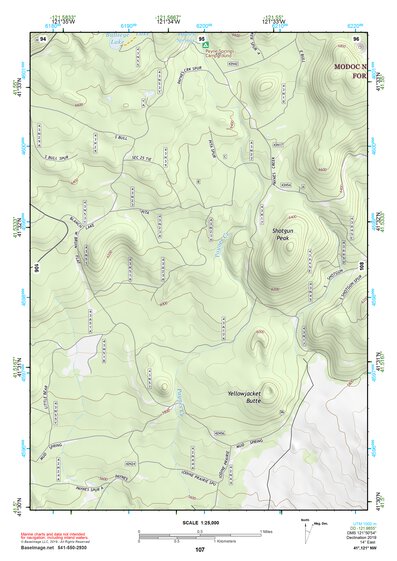 41121NW Page 107 Tule Lake Topo Preview 1