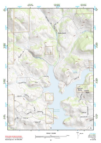 41122NE Page 2 Yreka Topo Preview 1