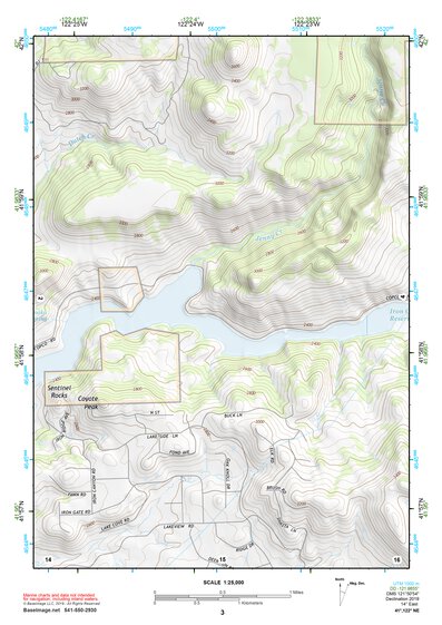 41122NE Page 3 Yreka Topo Preview 1