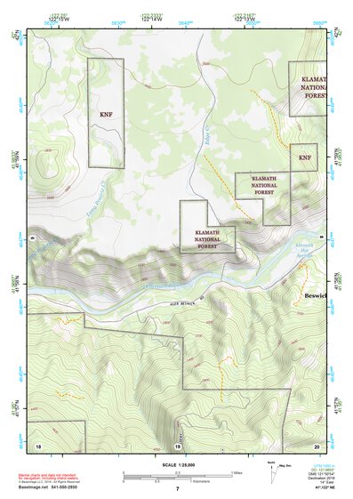 41122NE Page 7 Yreka Topo Preview 1