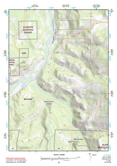 41122NE Page 8 Yreka Topo Preview 1