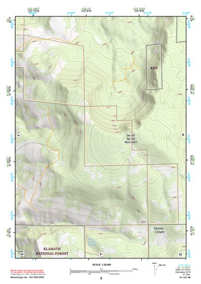 41122NE Page 9 Yreka Topo Preview 1