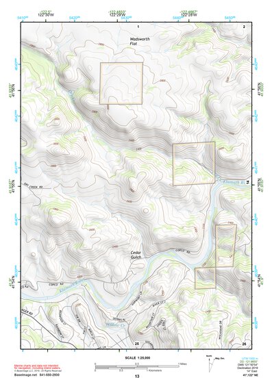41122NE Page 13 Yreka Topo Preview 1