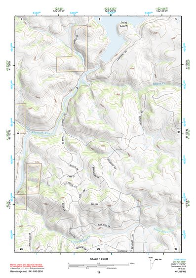 41122NE Page 14 Yreka Topo Preview 1