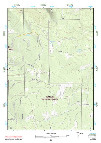 41122NE Page 19 Yreka Topo Preview 1