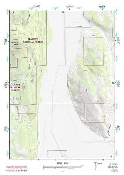 41122NE Page 22 Yreka Topo Preview 1